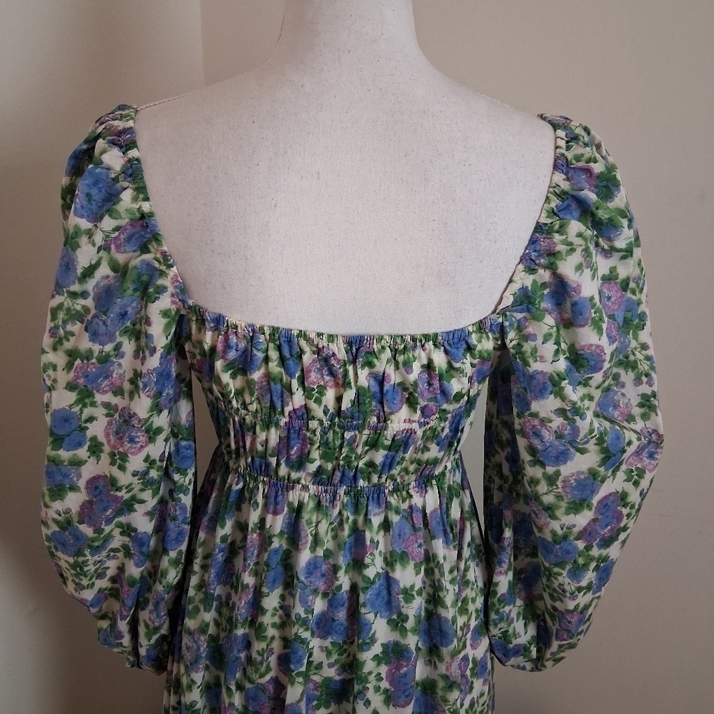 For Love And Lemons Bridget Midi Dress Size Small - Picture 13 of 16